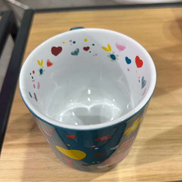 Starbucks Confetti Hearts Ceramic Cup Coffee Mug Valentines Day Tumbler NWT 2023 - Picture 4 of 9
